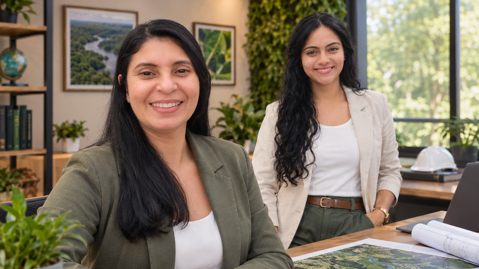 Equipe técnica da Licenciar Projetos no escritório